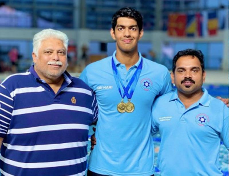 Srihari qualified for Tokyo Olympics in 100m backstroke. (&copy;Instagram/Srihari Nataraj)