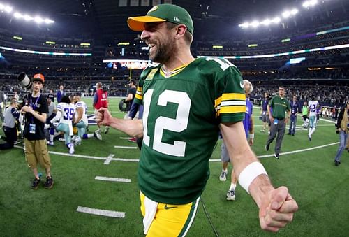 Aaron Rodgers - Divisional Round - Green Bay Packers v Dallas Cowboys