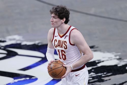 Cedi Osman #16 of the Cleveland Cavaliers