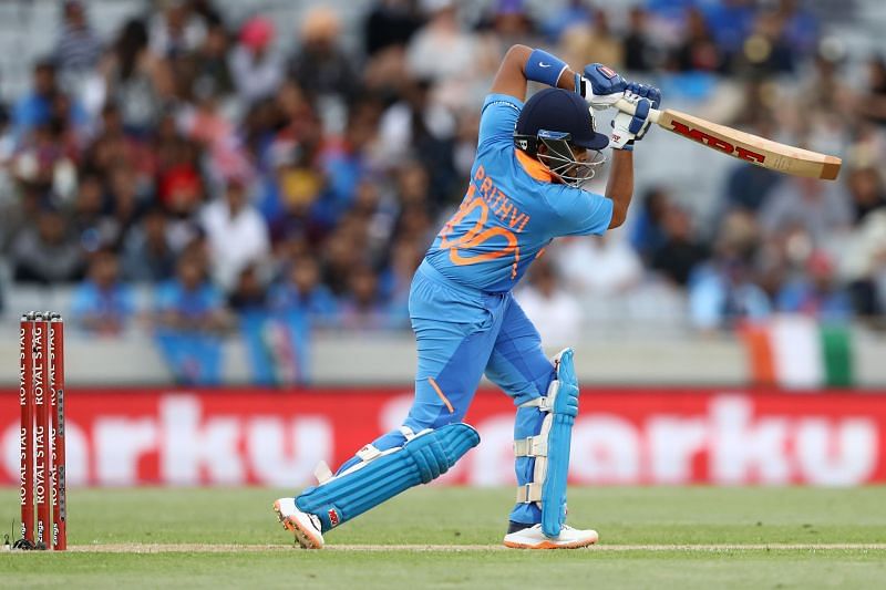 Prithvi Shaw played some scintillating strokes during the first ODI against Sri Lanka