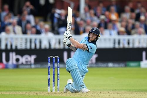 Ben Stokes during the 2019 World Cup final.