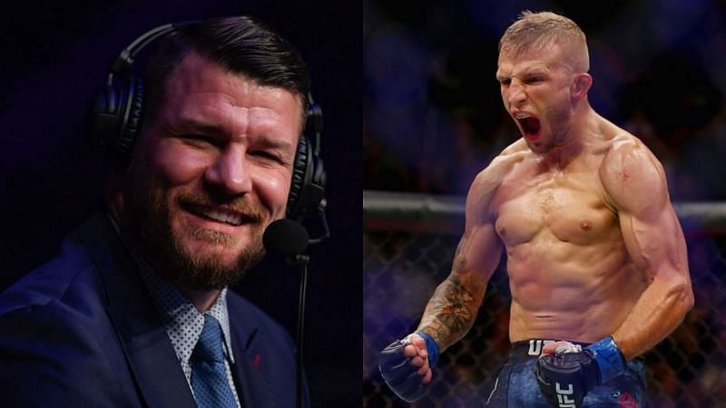 Michael Bisping (left), T.J. Dillashaw (right)