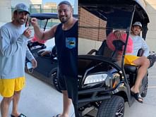 Green Bay Packers OT David Bakhtiari gifts Aaron Rodgers a welcome back golf cart