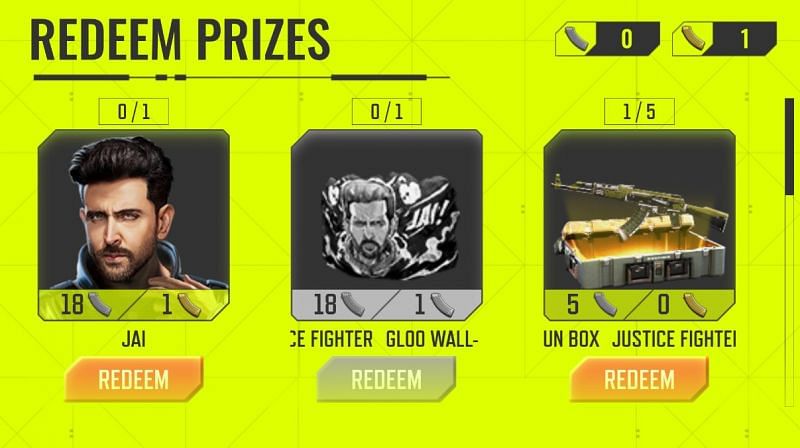 Rewards include the Jai character as well (Image via Free Fire)