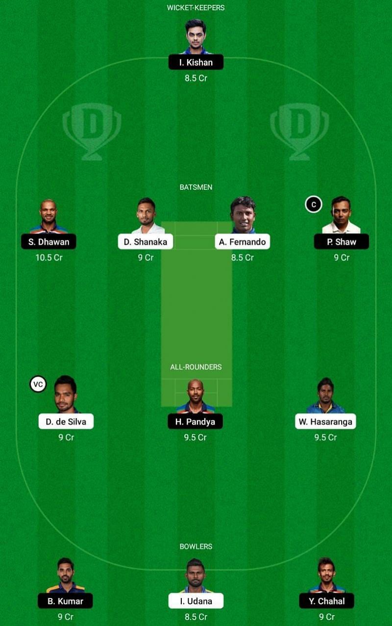 SL vs IND 2nd ODI Dream11 Tips