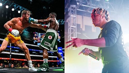 Logan Paul vs. Floyd Mayweather, KSI (Image Credit: Ollie Millington/Redferns)