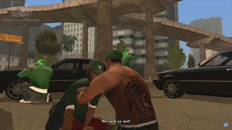 Betrayed by blood (Image via GTA Series Videos/YouTube)