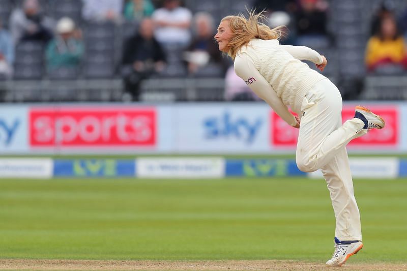 England left-arm spinner Sophie Ecclestone has picked up 14 wickets over her last three games