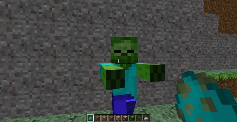 What was the first mob in minecraft