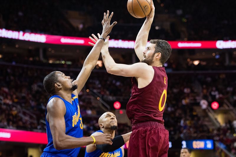 Kevin Love (right) could be on the move this summer.
