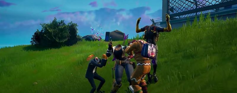 Squad of headless warriors in Fortnite Season 7