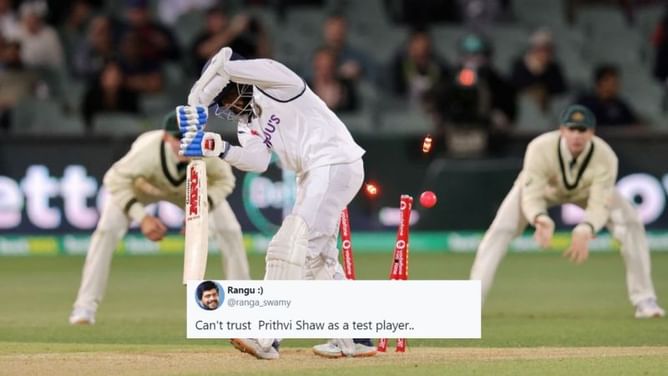 IND v ENG 2021: "Can't trust Prithvi Shaw as a Test player"- Fans react as India seek replacements for England tour