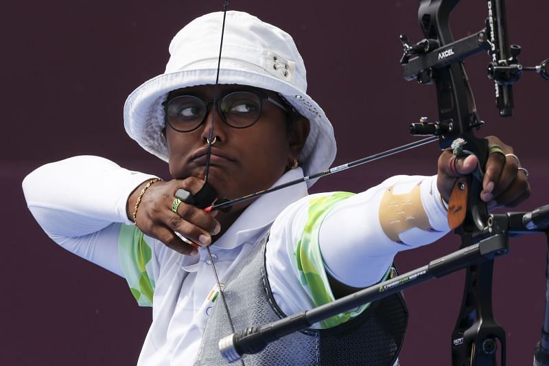 An intense Deepika Kumari