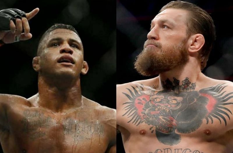 Conor McGregor and Gilbert Burns