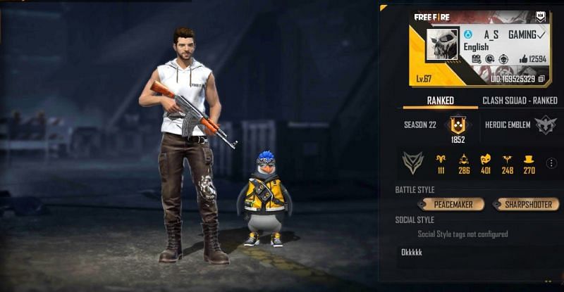 A_S Gaming की Free Fire UID