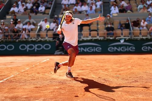 Stefanos Tsitsipas at Roland Garros