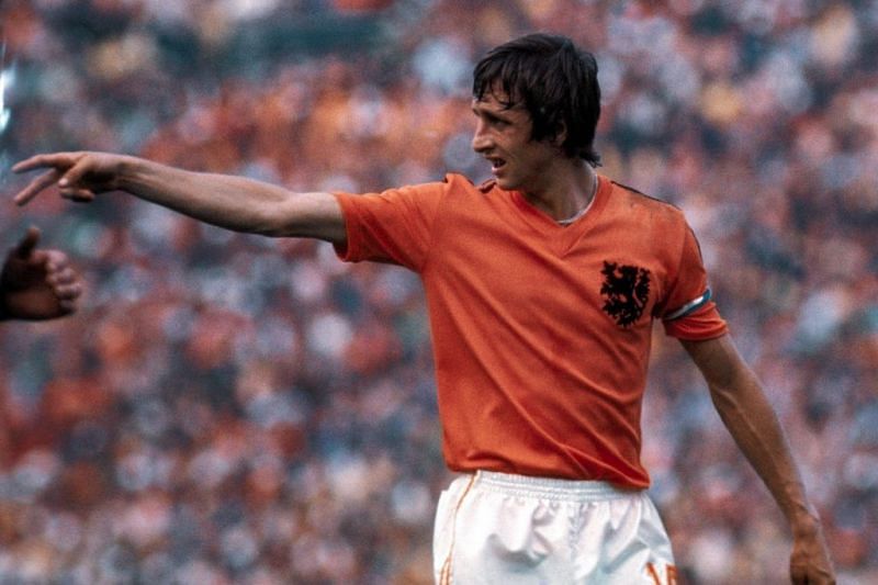 Johan Cruyff reinvented the beautiful game. Image Source: Barca Universal