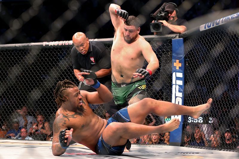 Tai Tuivasa knocked out Greg Hardy in devastating fashion at UFC 264