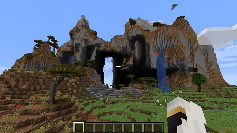 Amazing Minecraft savanna biome (Image via u/Lunatic_Phantasm on Reddit)
