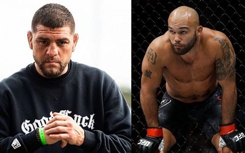 Nick Diaz (left); Robbie Lawler (right)