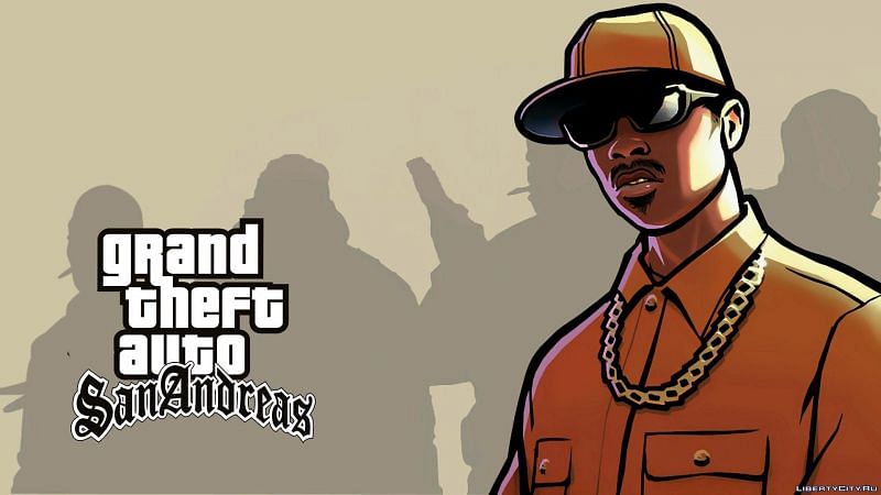 The official art of OG Loc (often mistaken for CJ) (picture from Rockstar Games)