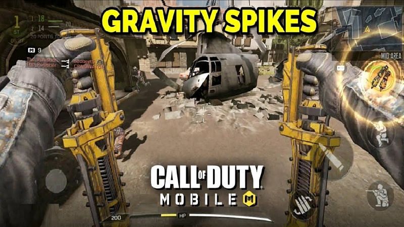 Gravity Spikes in COD Mobile (Image via YouTube @AnonymousYT)