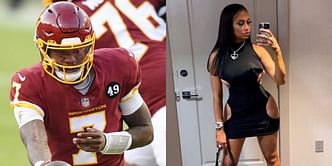 Who is Dwayne Haskins' fiancée Kalabrya Gondrezick?
