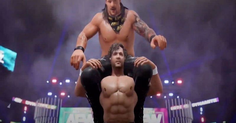 A Screen Capture from the first look at the AEW Console Game