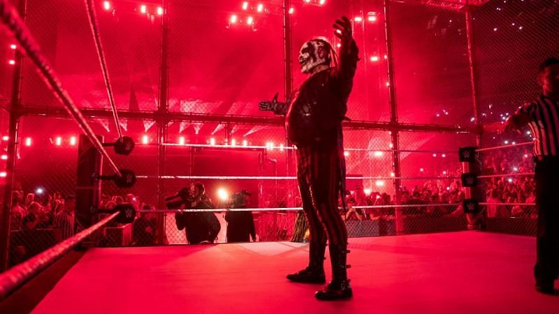 Bray Wyatt as The Fiend inside Hell in a Cell