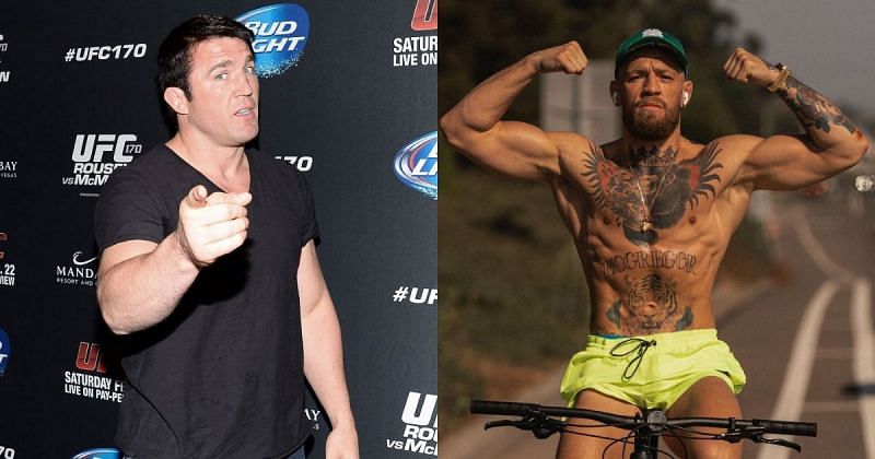 Chael Sonnen (left); Conor McGregor (right) [Image Courtesy: @thenotoriousmma on Instagram]