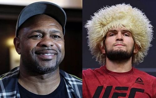 Roy Jones Jr. (left); Khabib Nurmagomedov (right)