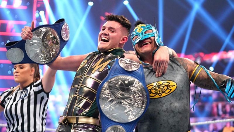 Rey and Dominik Mysterio are the WWE SmackDown Tag Team Champions
