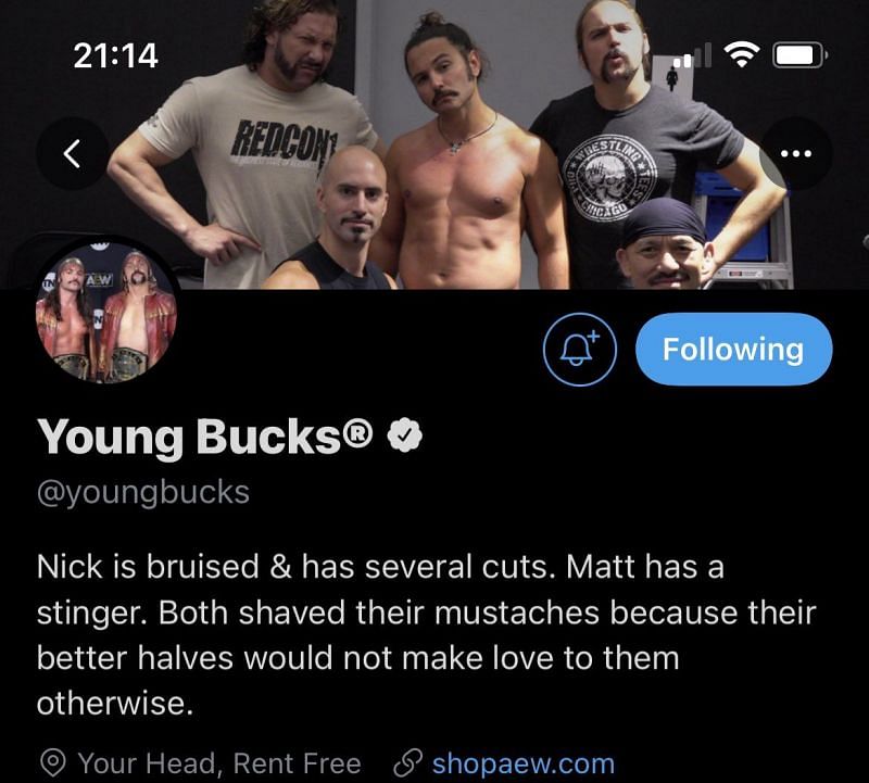 Young Bucks&#039; new bio