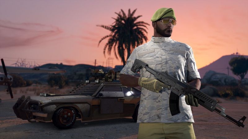 GTA Online looks good for an old game on an older engine (Image via Rockstar Games)