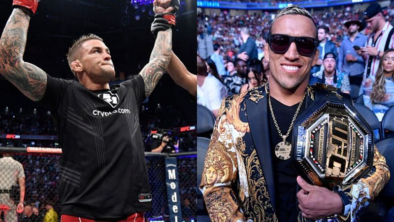 Dustin Poirier, Charles Oliveira (Image Credits: Jeff Bottari/Chris Unger/Zuffa LLC)