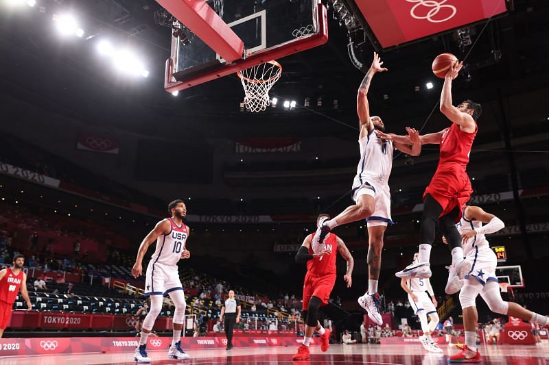 United States v Iran Men&#039;s Basketball - Olympics: Day 5