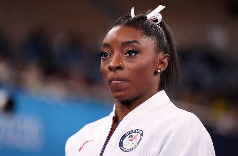 Simone Biles withdrew from the artistic gymanstics team final at the Tokyo Olympics