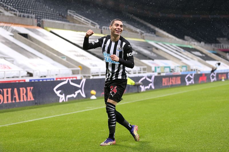 Almiron arrived at Newcastle on a then club-record fee