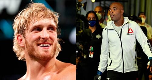 Logan Paul (left); Anderson Silva (right). Image source: Getty