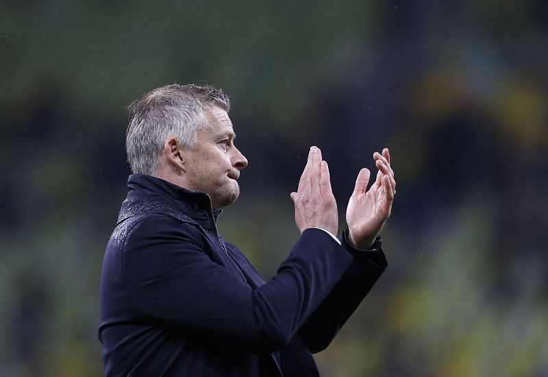 Manchester United manager Ole Gunnar Solskjaer. (Photo by Kacper Pempel - Pool/Getty Images)