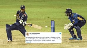 "Pichli baar kya bola tha? Second-string?" - Fans roast Sri Lanka as India coast to victory