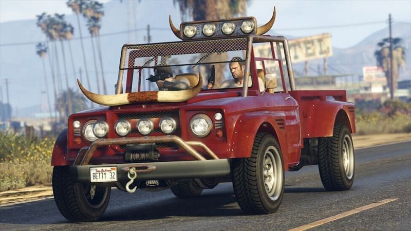 Drivers beware - Trevor Philips is taking the road (Image via GTA Wiki)