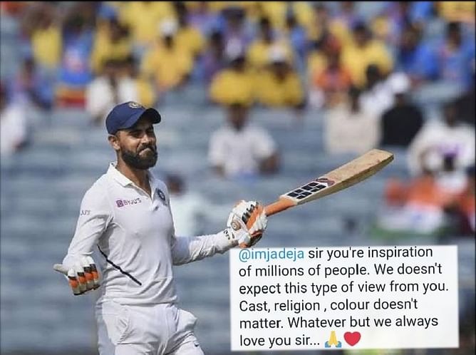 "We are Indians firstly and lastly" - Twitterati slams Ravindra Jadeja for casteist tweet
