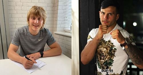 Paddy Pimblett (L) and Luigi Vendramini (R) [Images via Instagram @luigivendramini.ufc @paddythebaddy]