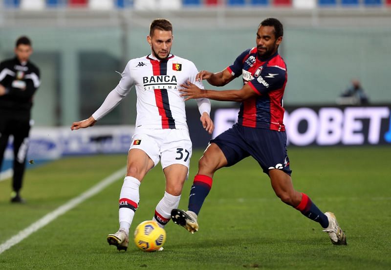 Marko Pjaca in action for Genoa