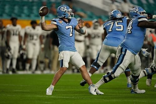 North Carolina Tar Heels QB Sam Howell