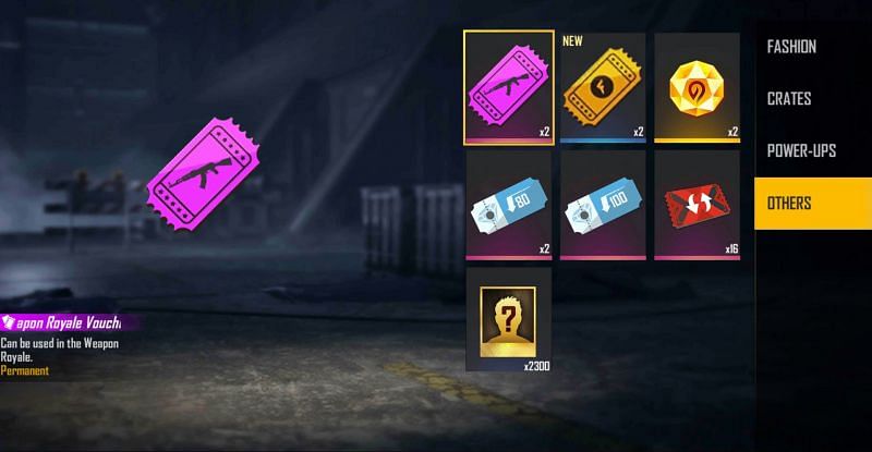 Reward includes multiple vouchers (Image via Free Fire)