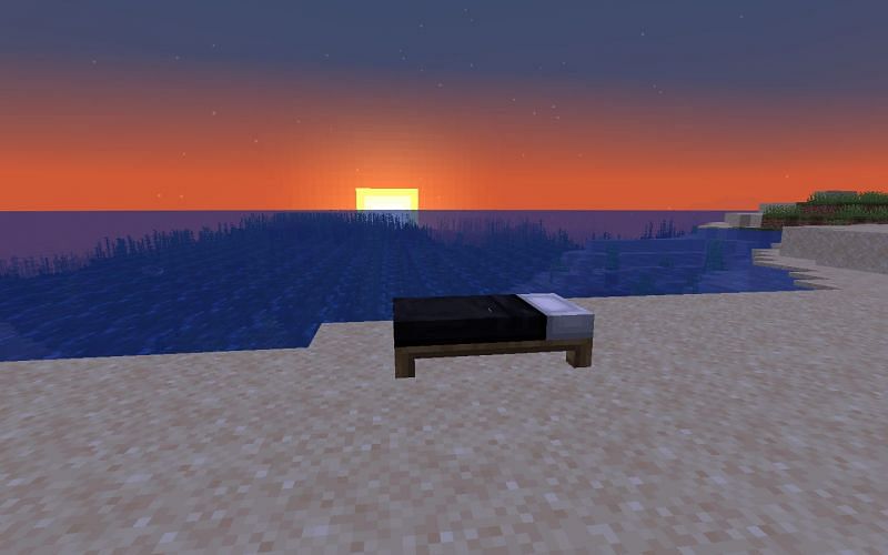 Creative builders do not need to sleep (Image via Minecraft)