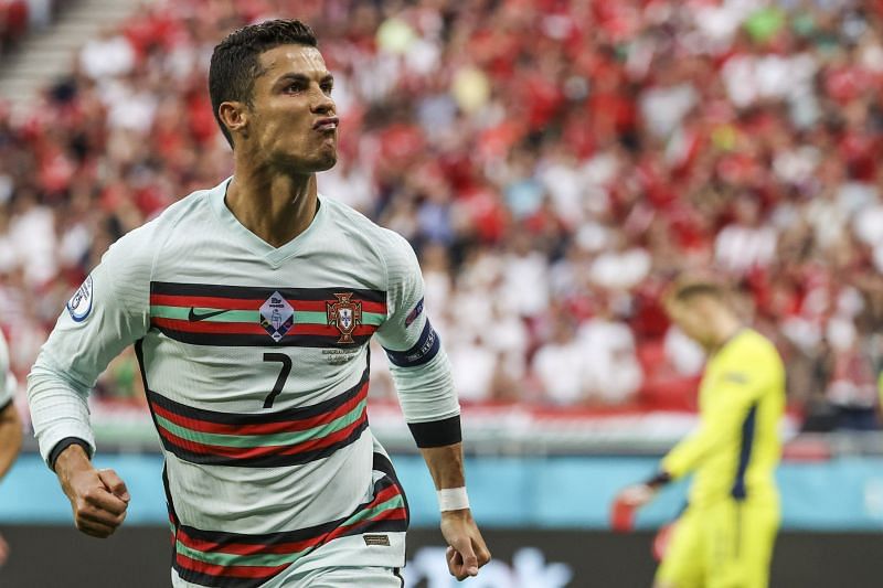 Ronaldo scored twice against Hungary in the span of five minutes.