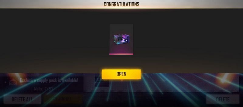 The reward can be claimed from mail section (Image via Free Fire)